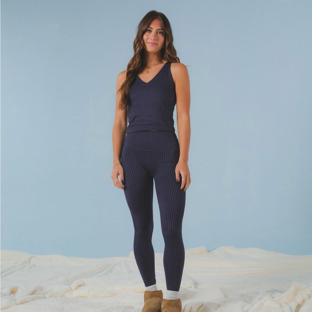 ACTA Evo Legging Navy Houndstooth